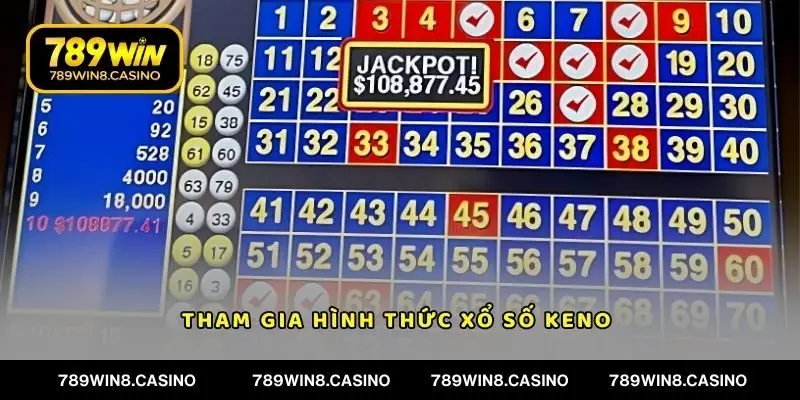 Tham gia keno mang đến nhiều trải nghiệm tuyệt vời cho hội viên